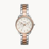  Shop Authentic Fossil Tailor White Dial Two Tone Steel Strap Watch for Women - ES4396 - Luxxuri