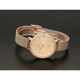  Shop Authentic Fossil Jacqueline Quartz Rose Gold Dial Rose Gold Mesh Strap Watch for Women - ES4628 - Luxxuri