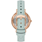  Shop Authentic Fossil Jacqueline Multi Colored Dial Blue Leather Strap Watch for Women - ES4813 - Luxxuri