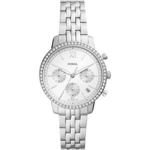  Shop Authentic Fossil Neutra Chronograph Silver Dial Silver Steel Strap Watch for Women - ES5217 - Luxxuri