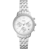  Shop Authentic Fossil Neutra Chronograph Silver Dial Silver Steel Strap Watch for Women - ES5217 - Luxxuri