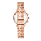  Shop Authentic Fossil Neutra Chronograph Mother of Pearl Brown Dial Rose Gold Steel Strap Watch for Women - ES5218 - Luxxuri