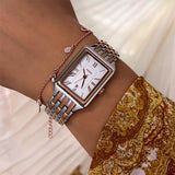  Shop Authentic Fossil Raquel Three Hand White Dial Two Tone Steel Strap Watch For Women - ES5222 - Luxxuri
