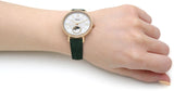 Shop Authentic Fossil Jacqueline Multifunction Moonphase Mother of Pearl White Dial Green Leather Strap Watch for Women - ES5244 - Luxxuri