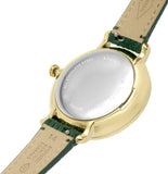  Shop Authentic Fossil Jacqueline Multifunction Moonphase Mother of Pearl White Dial Green Leather Strap Watch for Women - ES5244 - Luxxuri