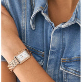  Shop Authentic Fossil Raquel Three Hand Date White Dial Rose Gold Steel Strap Watch For Women - ES5271 - Luxxuri