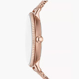  Shop Authentic Fossil Jacqueline Mother of Pearl White Dial Gold Mesh Strap Watch for Women - ES4352 - Luxxuri