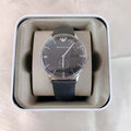  Shop Authentic Emporio Armani Gianni Quartz Black Dial Black Leather Strap Watch For Men - AR0382 - Luxxuri