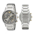  Shop Authentic Emporio Armani Quartz Grey Dial Silver Steel Strap Watch For Men - AR11047 - Luxxuri