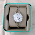  Shop Authentic Emporio Armani Aurora Mother Of Pearl White Dial Silver Steel Strap Watch For Women - AR11054 - Luxxuri