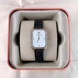  Shop Authentic Emporio Armani Gioia Analog Mother of Pearl Dial Black Leather Strap Watch For Women - AR11148 - Luxxuri