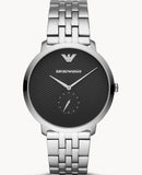  Shop Authentic Emporio Armani Classic Quartz Black Dial Silver Steel Strap Watch For Men - AR11161 - Luxxuri