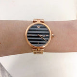  Shop Authentic Emporio Armani Arianna Quartz Grey Dial Rose Gold Steel Strap Watch For Women - AR11220 - Luxxuri