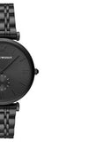  Shop Authentic Emporio Armani Gianni T Bar Analog Black Dial Black Steel Strap Watch For Men - AR11299 - Luxxuri