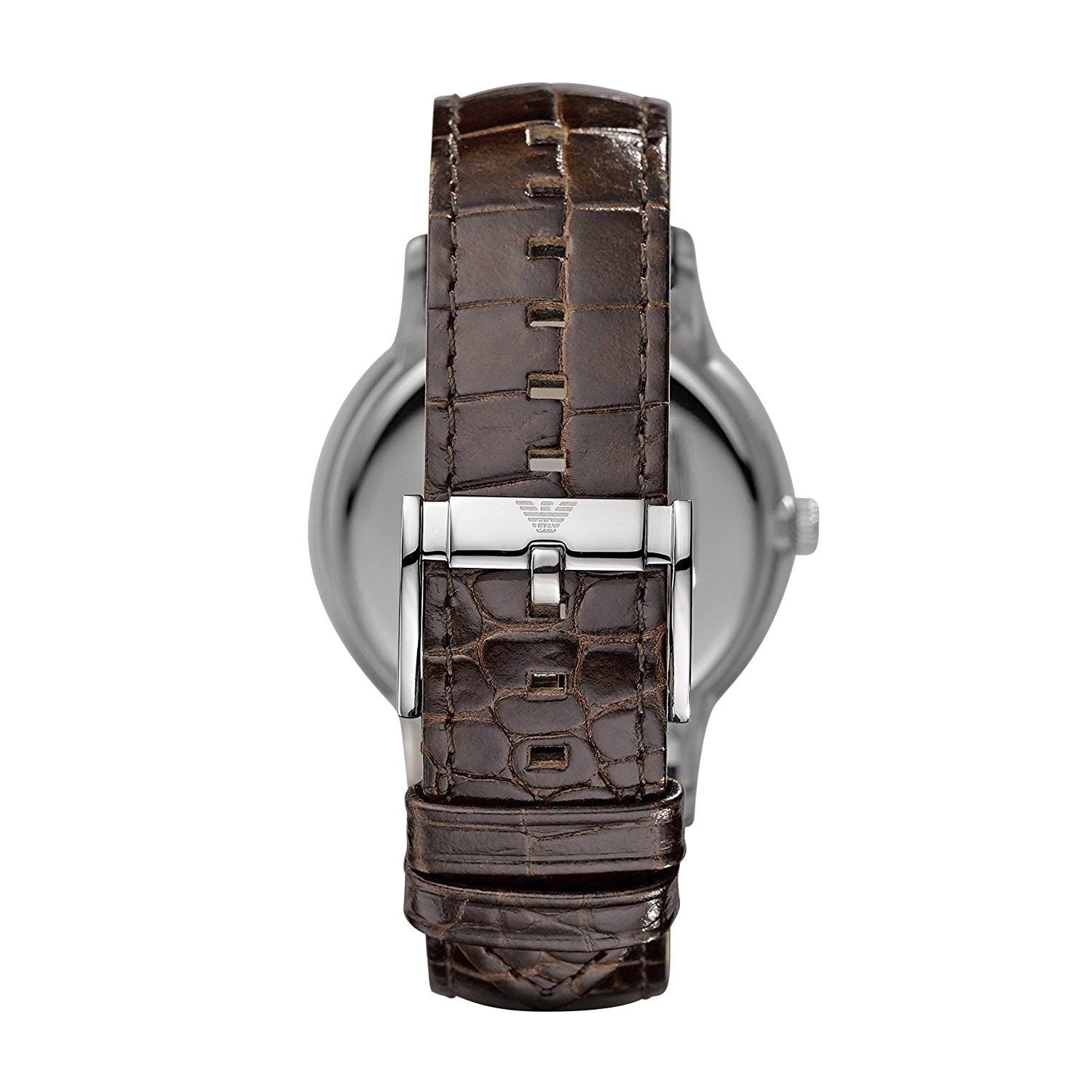  Shop Authentic Emporio Armani Renato Classic Brown Dial Brown Leather Strap Watch For Men - AR2413 - Luxxuri