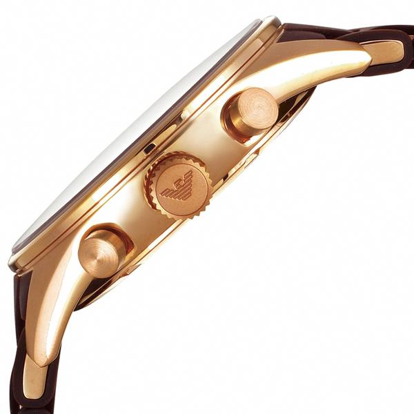  Shop Authentic Emporio Armani Sport Chronograph Brown Dial Brown Stainless Steel Watch For Men - AR5890 - Luxxuri