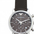  Shop Authentic Emporio Armani Classic Chronograph Brown Dial Brown Leather Strap Watch For Men - AR1734 - Luxxuri