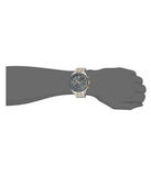  Shop Authentic Emporio Armani Tazio Chronograph Blue Dial Gold & Silver Stainless Steel Strap Watch For Men - AR8030 - Luxxuri