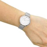  Shop Authentic Emporio Armani Mother of Pearl Dial Silver Steel Strap Watch For Women - AR11112 - Luxxuri