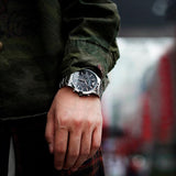  Shop Authentic Emporio Armani Sportivo Chronograph Black Dial Silver Steel Strap Watch For Men - AR2460 - Luxxuri