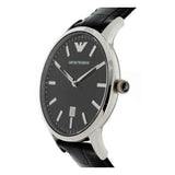  Shop Authentic Emporio Armani Renato Black Dial Leather Strap Watch For Men - AR2411 - Luxxuri