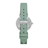  Shop Authentic Emporio Armani Gianni T Bar Mother Of Pearl Blue Dial Blue Leather Strap Watch For Women - AR1959 - Luxxuri