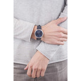  Shop Authentic Emporio Armani Dress Quartz Blue Dial Blue Leather Strap Watch For Men - AR2501 - Luxxuri