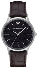  Shop Authentic Emporio Armani Renato Quartz Black Dial Brown Leather Strap Watch For Men - AR11187 - Luxxuri