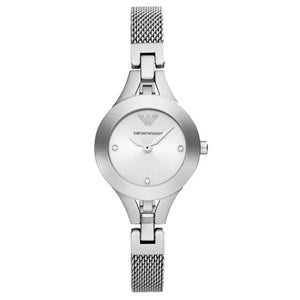 Shop Authentic Emporio Armani Quartz Silver Dial Silver Steel Strap Watch For Women - AR7361 - Luxxuri