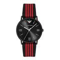  Shop Authentic Emporio Armani Kappa Black Dial Two Tone NATO Strap Watch For Men - AR11015 - Luxxuri