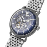  Shop Authentic Emporio Armani Aviator Multifunction Blue Dial Silver Mesh Bracelet Watch For Men - AR60024 - Luxxuri