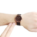  Shop Authentic Emporio Armani Classic Quartz Brown Dial Brown Leather Strap Watch For Men - AR1613 - Luxxuri