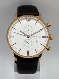  Shop Authentic Emporio Armani Retro Quartz White Dial Brown Leather Strap Watch For Men - AR1936 - Luxxuri