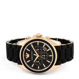  Shop Authentic Emporio Armani Sigma Chronograph Black Dial Black SIlicon Strap Watch For Men - AR6066 - Luxxuri