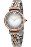  Shop Authentic Emporio Armani Gianni T Bar Grey Dial Two Tone Stainless Steel Watch For Women - AR1725 - Luxxuri