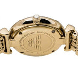  Shop Authentic Emporio Armani Gianni T Bar Silver Dial Gold Stainless Steel Strap Watch For Women - AR1877 - Luxxuri