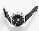  Shop Authentic Emporio Armani Dress Analog Black Dial Black Leather Strap Watch For Men - AR8029 - Luxxuri