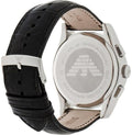  Shop Authentic Emporio Armani Valente Chronograph Black Dial Black Leather Strap Watch For Men - AR1633 - Luxxuri