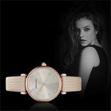  Shop Authentic Emporio Armani Gianni T Bar Gunmetal Dial Beige Leather Strap Watch For Women - AR1681 - Luxxuri