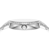  Shop Authentic Emporio Armani Cleo Crystals Mother Of Pearl Dial Silver Steel Strap Watch For Women - AR11484 - Luxxuri
