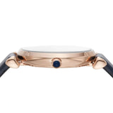  Shop Authentic Emporio Armani Gianni T-Bar Quartz Blue Dial Blue Leather Strap Watch for Women - AR11424 - Luxxuri