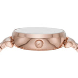  Shop Authentic Emporio Armani Meccanico Crystals Black Dial Rose Gold Steel Strap Watch For Women - AR60043 - Luxxuri