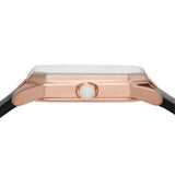  Shop Authentic Emporio Armani Gioia Quartz Mother of Pearl Dial Black Leather Strap Watch For Women - AR11390 - Luxxuri