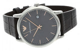  Shop Authentic Emporio Armani Luigi Quartz Gray Dial Brown Leather Strap Watch For Men - AR1996 - Luxxuri