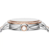  Shop Authentic Emporio Armani Mia Three Hand Moonphase Mother of Pearl Dial Two Tone Steel Strap Watch For Women - AR11567 - Luxxuri