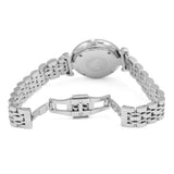  Shop Authentic Emporio Armani Gianni T Bar White Crystal Pave Dial Silver Stainless Steel Strap Watch For Women - AR1925 - Luxxuri