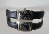  Shop Authentic Emporio Armani Classic Black Dial Black Leather Strap Watch For Women - AR0144 - Luxxuri