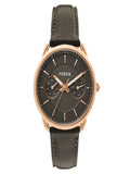  Shop Authentic Fossil Tailor Grey Dial Grey Leather Strap Watch for Women - ES3913 - Luxxuri