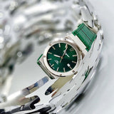  Shop Authentic Salvatore Ferragamo F-80 Classic Green Dial Green Leather Strap Watch for Men - SFDT00119 - Luxxuri