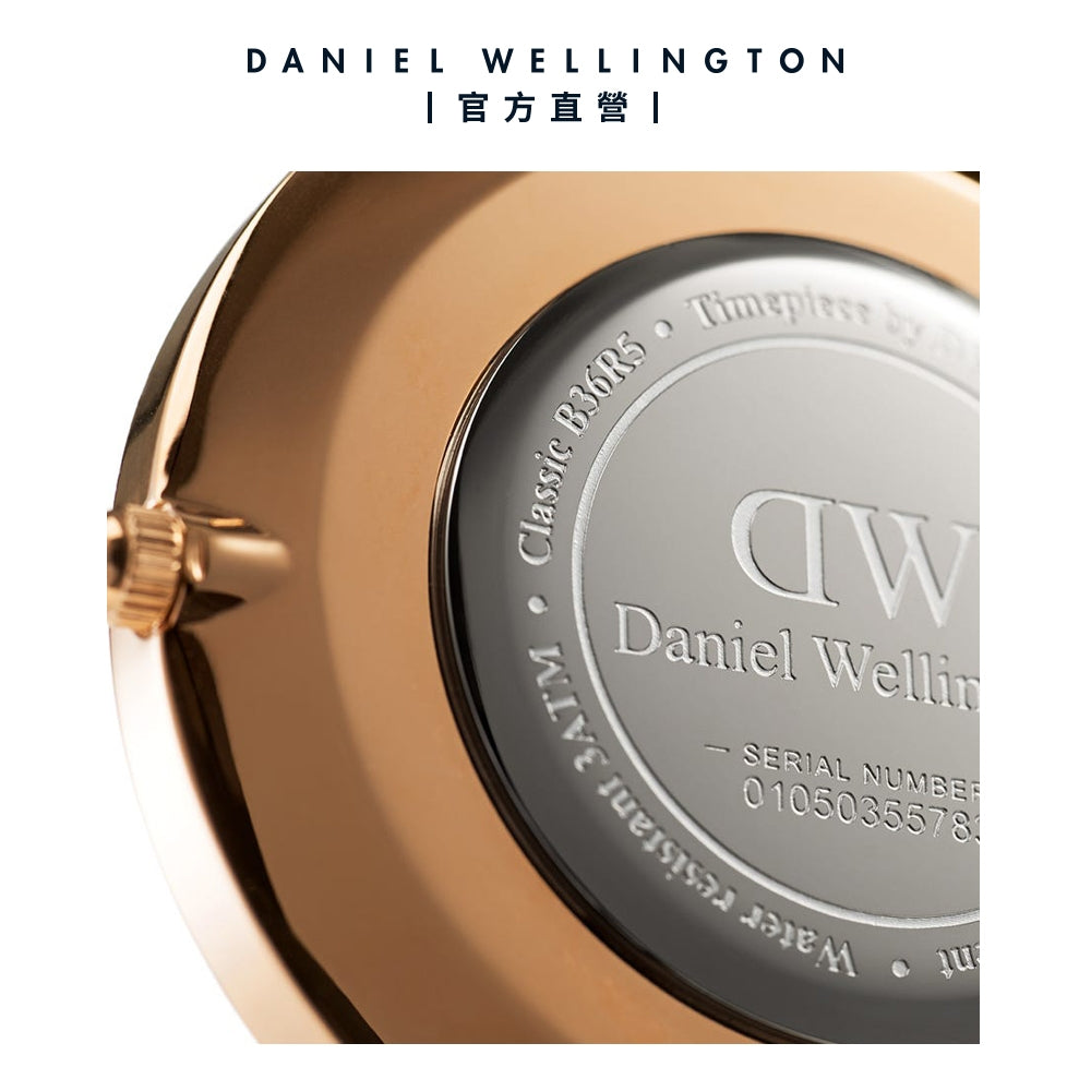  Shop Authentic Daniel Wellington Classic York Black Dial Brown Leather Strap Watch For Men - DW00100128 - Luxxuri